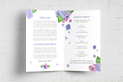 Purple Floral Funeral Program Flyer, a Flyer Template by BrandPacks (Thumbnail 5 of 8)