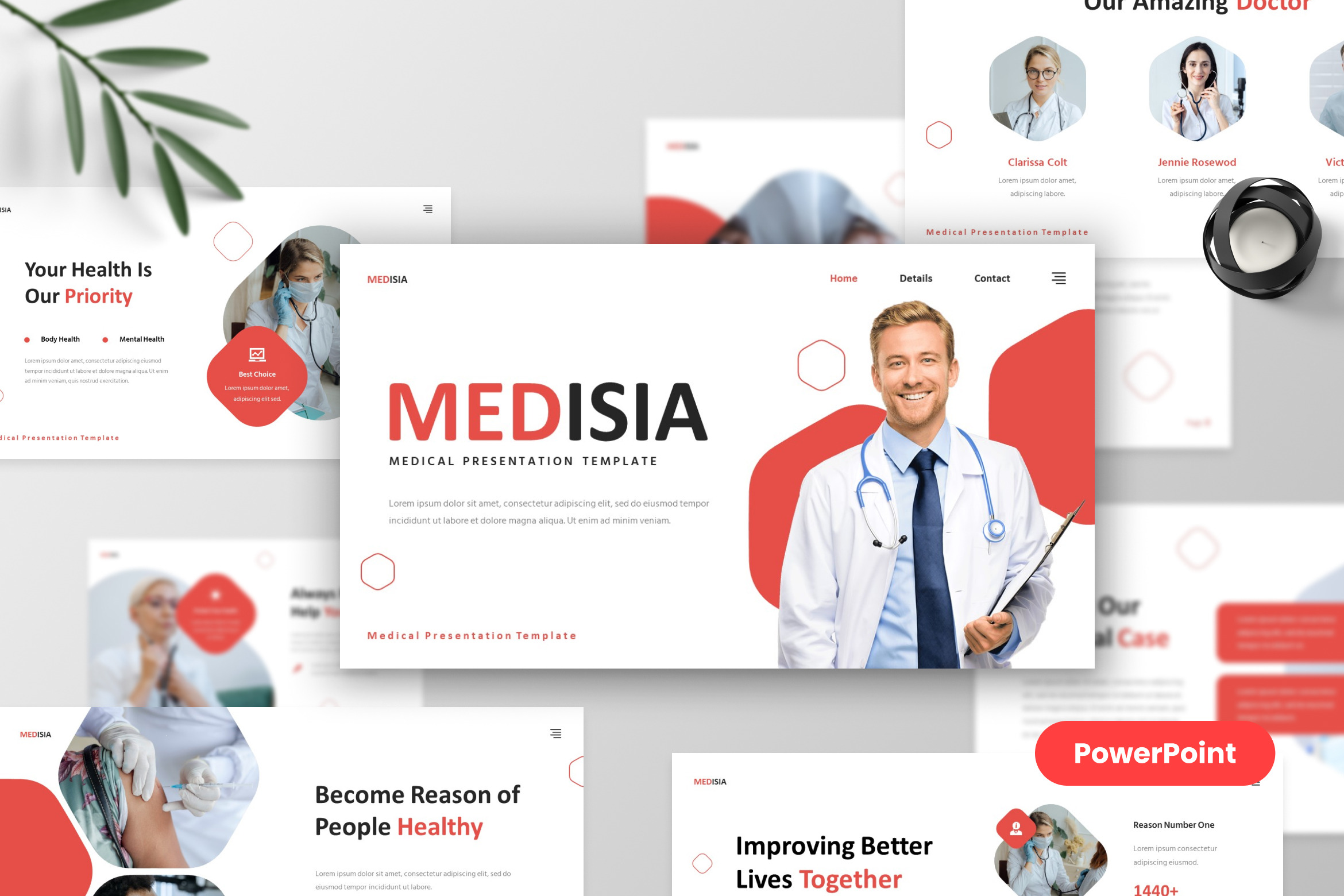 Medisia - Medical PowerPoint, a Presentation Template by MtvtdArt