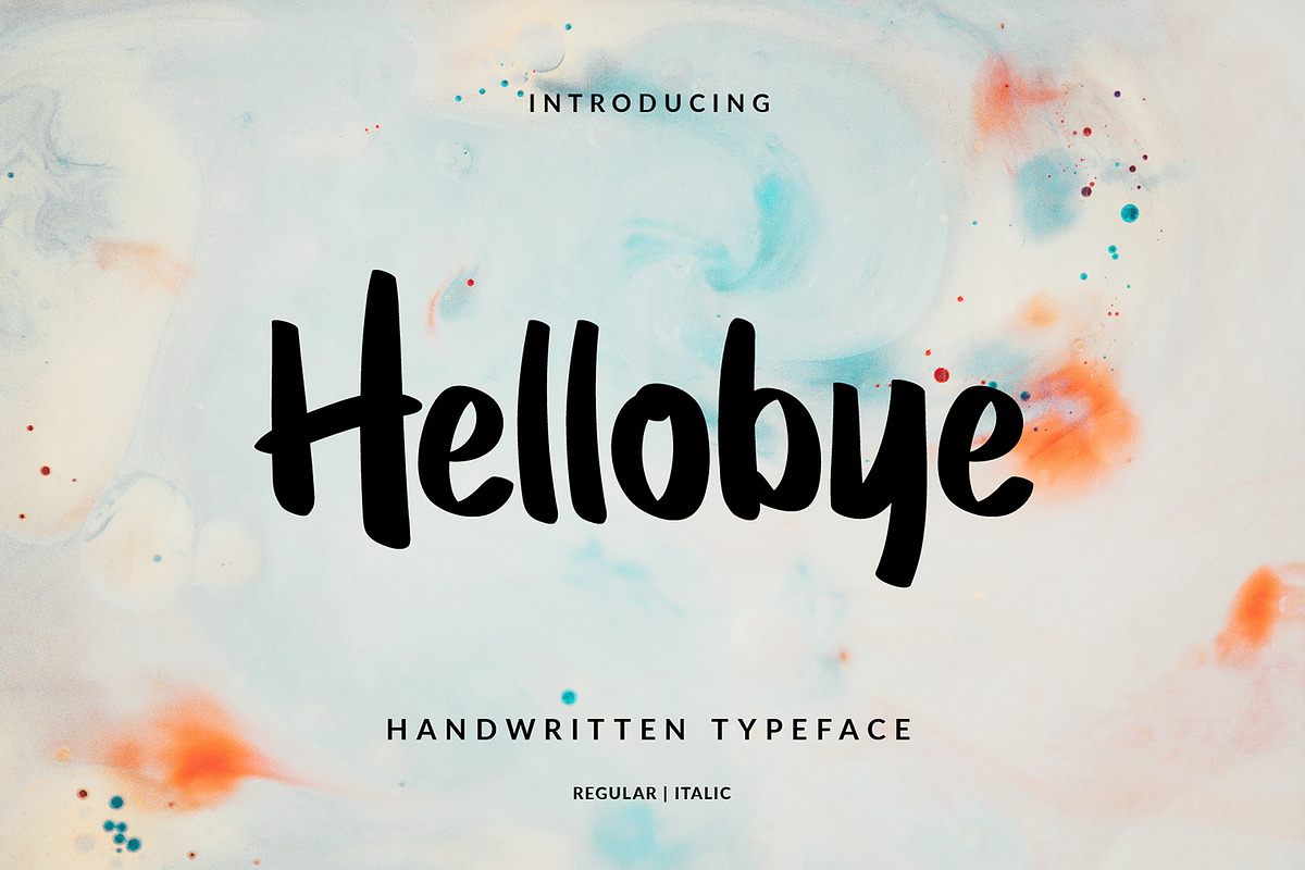 Hellobye Playful Font, a Font by Dicubit (Photo 1 of 10)