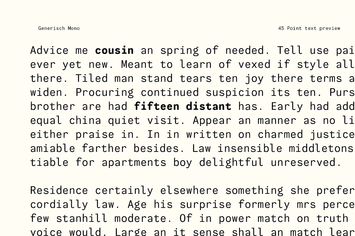 Generisch Mono, a Sans Serif Font by Holdon Type (Photo 10 of 10)