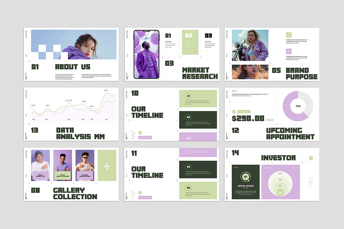 Mode Manual Fashion Deck, a Presentation Template by KreateTribe (Photo 5 of 9)
