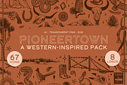 Western Graphic Pack -Vintage Desert, an Animal Illustration by Eldorado Design Co. (Thumbnail 1 of 6)