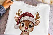Christmas Reindeer Glitter PNG, a Seasonal Illustration by DreamCafeArt (Thumbnail 6 of 6)
