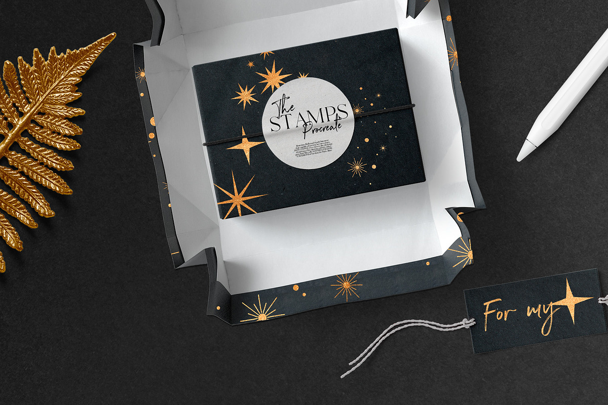 100 Procreate Stars Stamps, a Brush Add-On by RadekBroz (Photo 4 of 7)