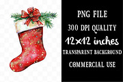 Glitter Cute Christmas Sublimation, an Illustration by Designking (Thumbnail 4 of 5)