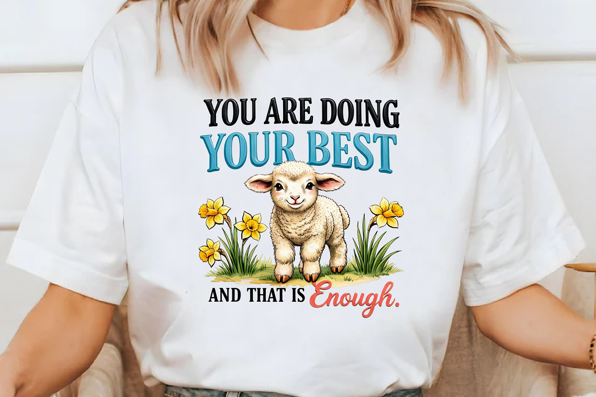 Spring Quote Lamb png, an Illustration by Designworld (Photo 3 of 5)