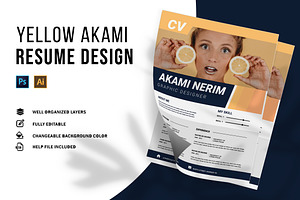 Yellow Akami CV & Resume