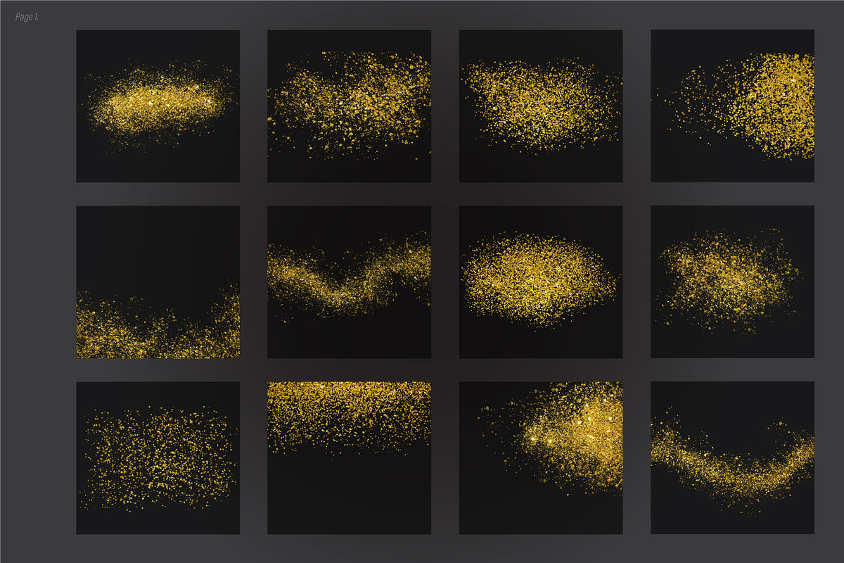 Gold Glitter, a Wallpaper Graphic by BomSymbols (Photo 3 of 5)