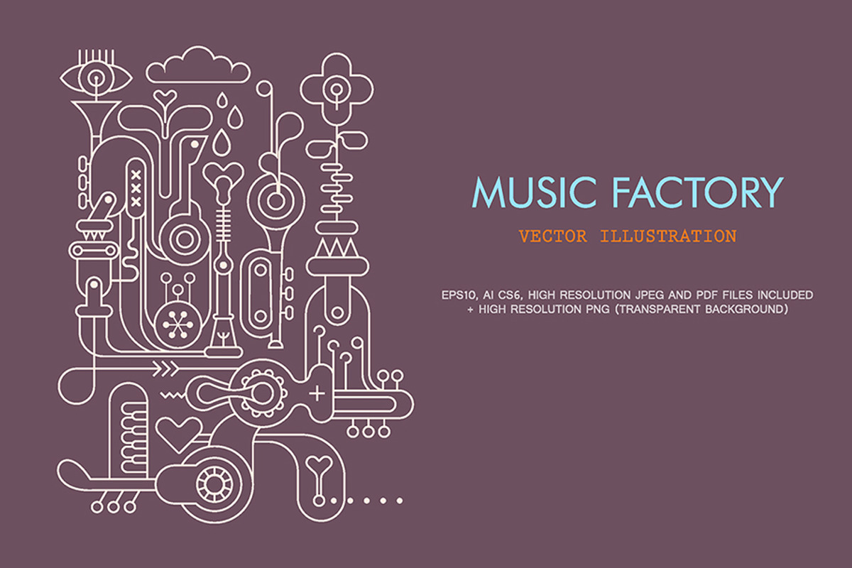 Music factory, an Illustration by danjazzia