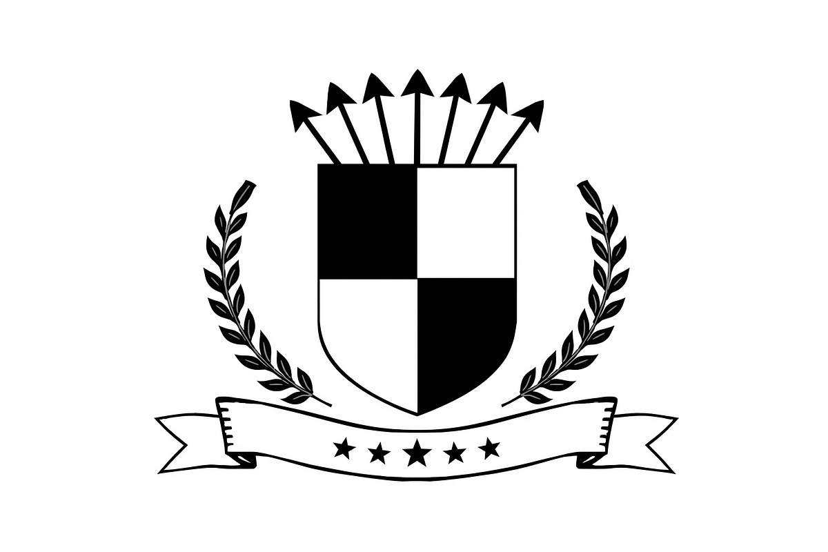 Shield Silhouette Vector Set, an Illustration by balal (Photo 2 of 9)