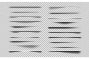 Realistic overlay shadows, an Object Illustration by Vector Tradition