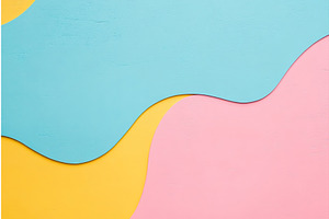 Abstract colorful wavy patterns in, an Illustration by Lermont51