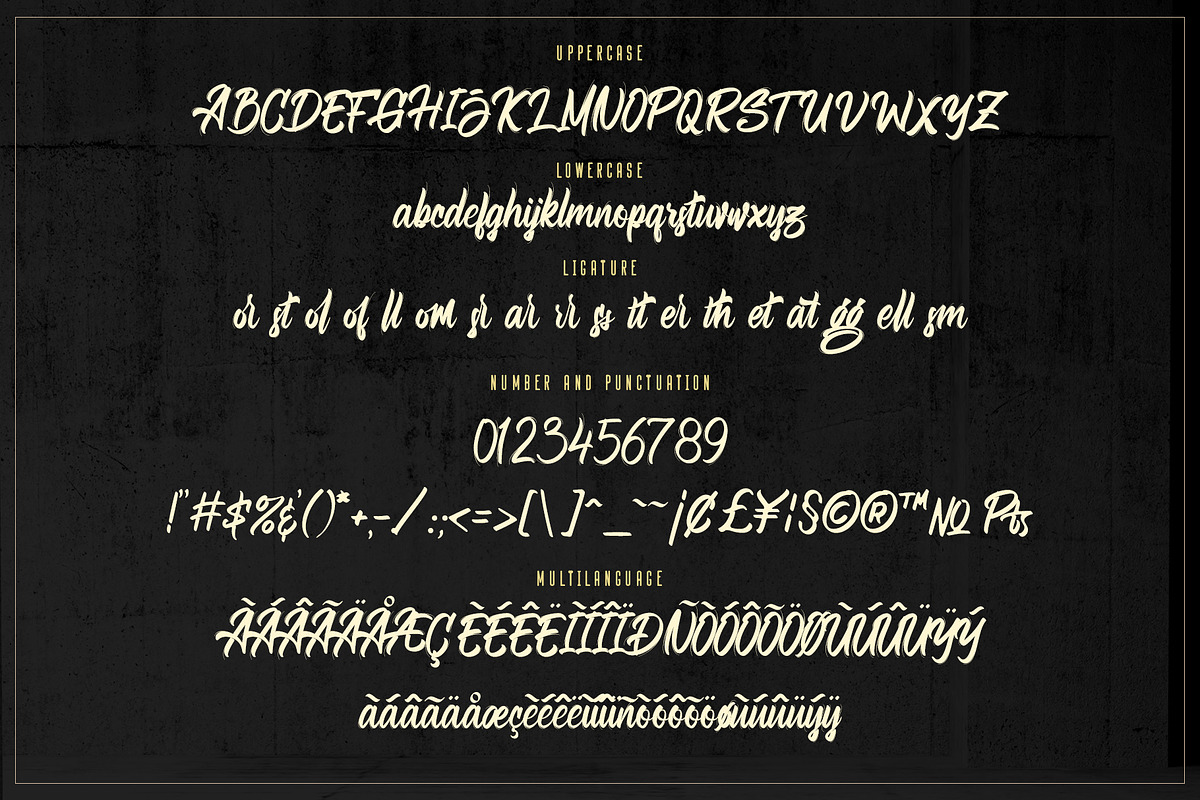 Bellsmore Brush Script, a Script Font by Rochart (Photo 16 of 18)