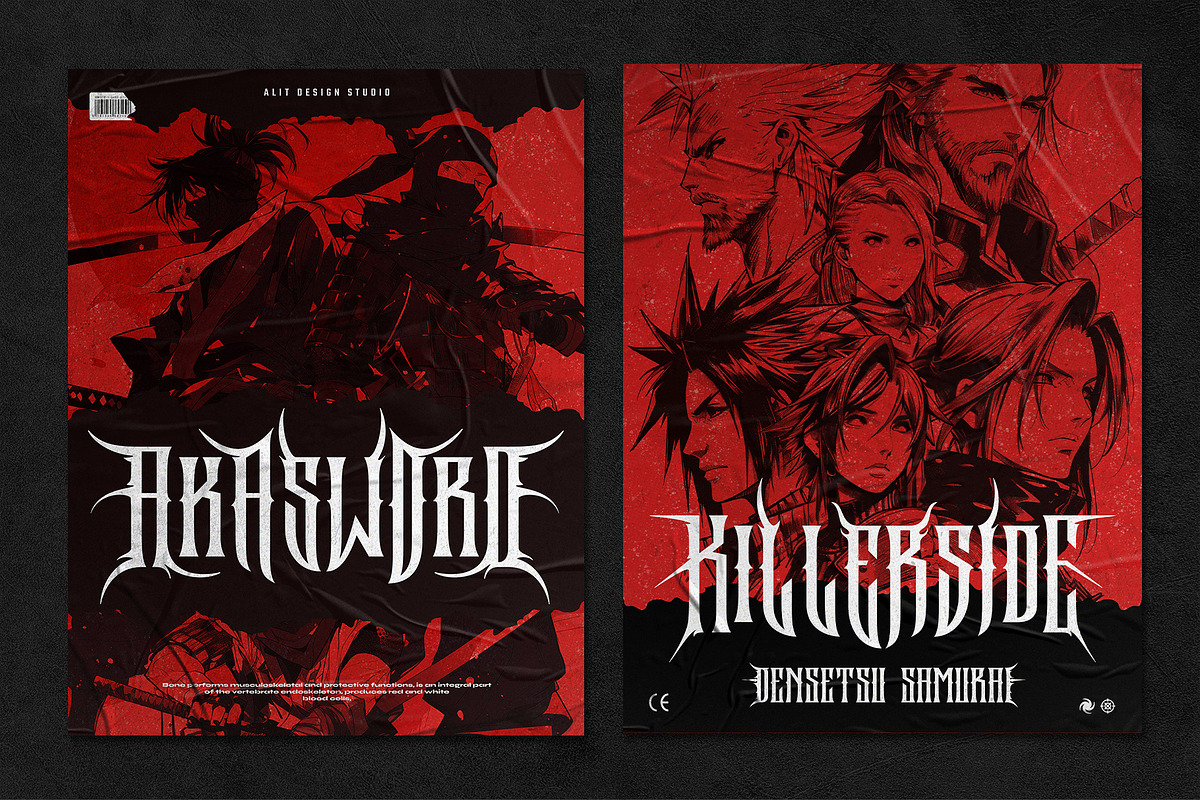 Rockakura typeface, a Blackletter Font by alit design (Photo 8 of 17)