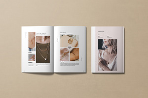 Jewelry Fashion Lookbook Brochure