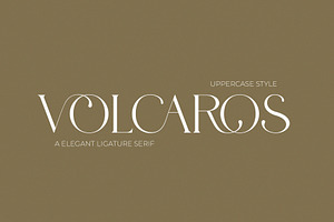 Mangro Elegant Serif Typeface