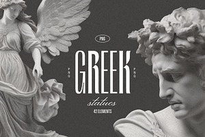 Greek Statues, a Person Illustration by AI Crafted Magnolia