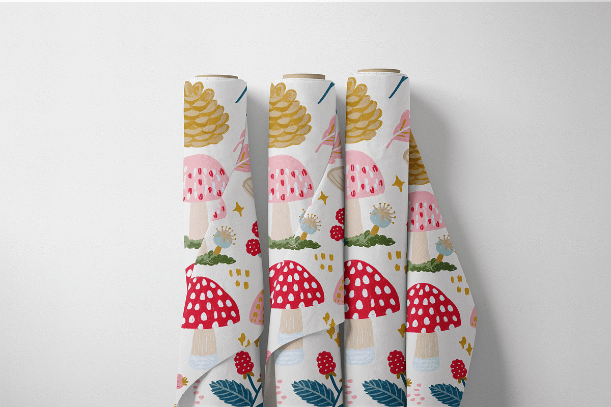 Woodland and Forest Seamless Pattern, a Pattern Graphic by Pati Charm Studio (Photo 6 of 6)