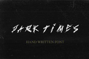 DARK TIMES HANDWRITTEN FONT