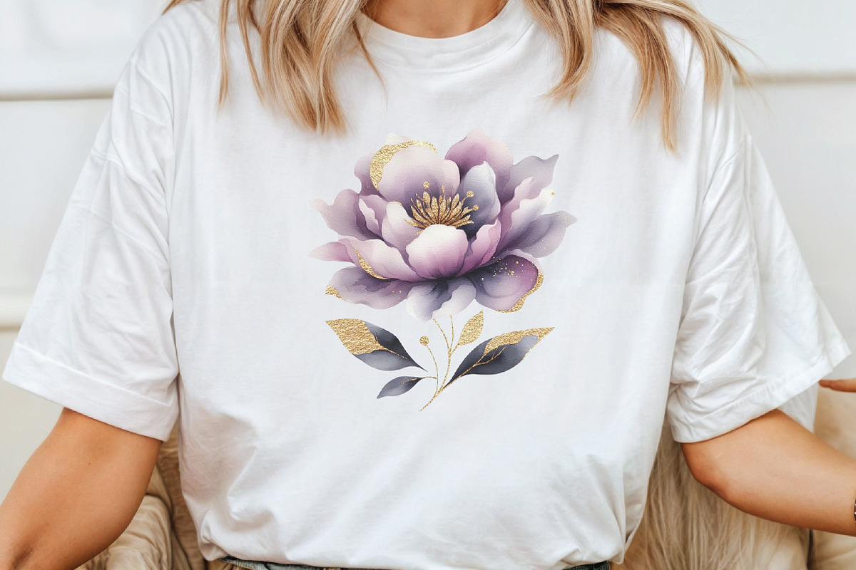 Watercolor Abstract Flowers Clipart, an Illustration by CraftArtStudio (Photo 4 of 6)