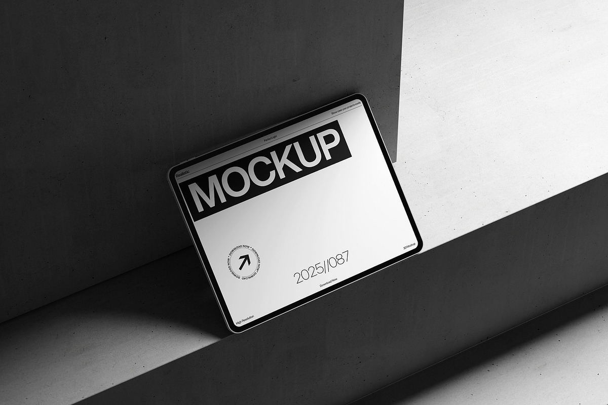 Tablet Screen Mockup, an iPad Mockup by kreatifreya (Photo 5 of 11)