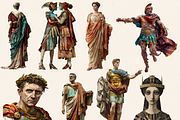 SURREAL ROMAN EMPIRE CLIPART PACK, a Person Illustration by Daring Digies (Thumbnail 2 of 10)