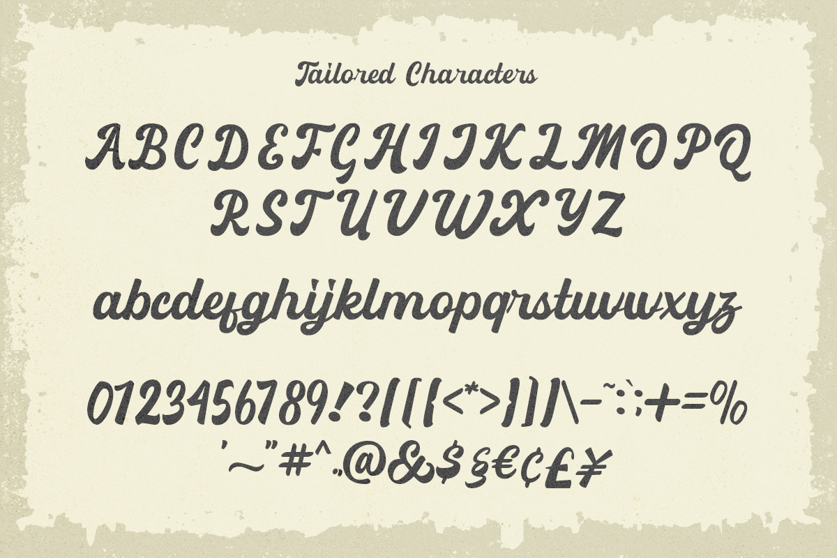 Taylored - Vintage Script Font, a Handwritten Font by Pixel Picasso Studio (Photo 14 of 15)