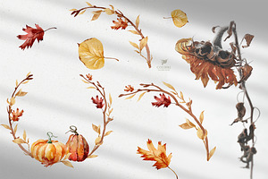 Watercolor Thanksgiving Clip Art