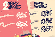 Gritty Pack Grungy Procreate Brushes, a Brush Add-On by Snooze one (Thumbnail 7 of 12)