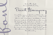Ernest, a Script Font by Posterizer KG (Thumbnail 2 of 6)