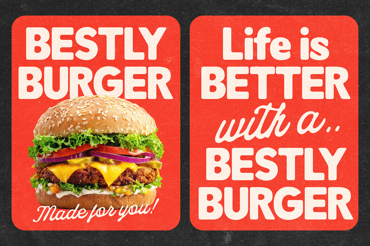 Blonde Vintage Duo, a Script Font by Letter Fresh (Photo 8 of 13)