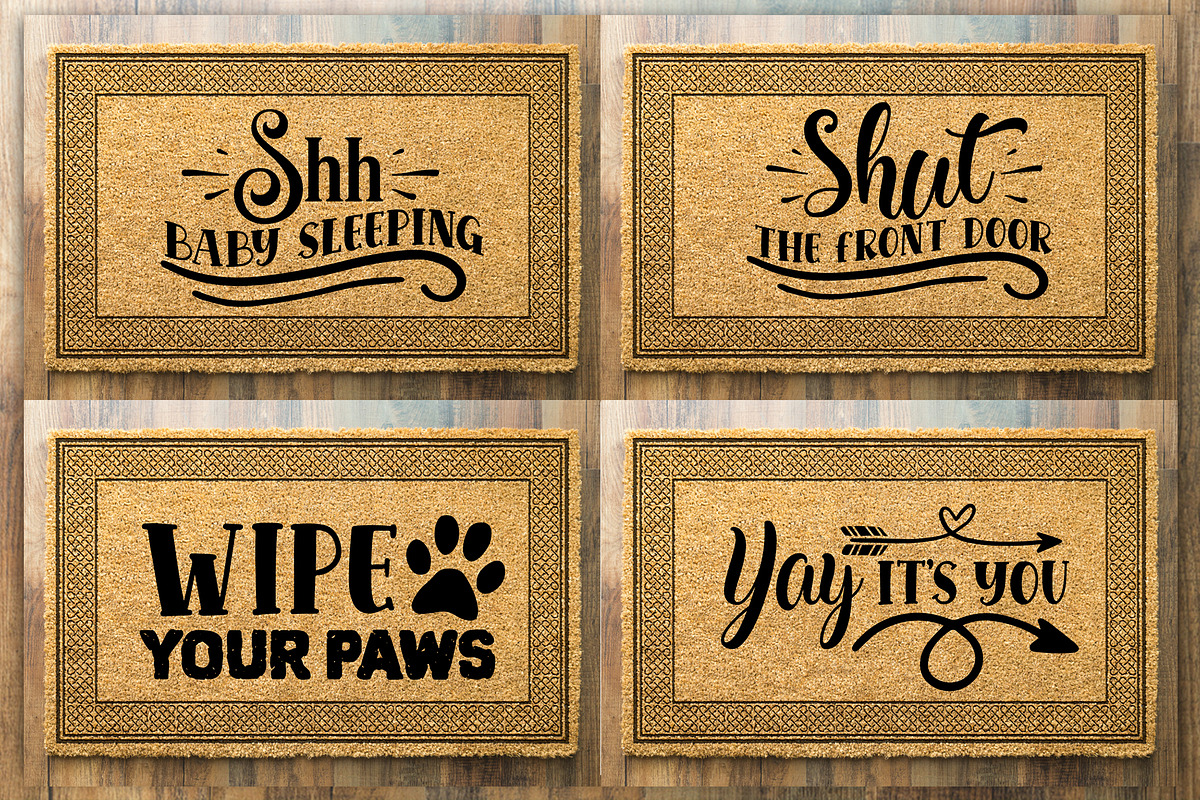 Doormat SVG Bundle, an Illustration by DESIGNAVO (Photo 2 of 7)