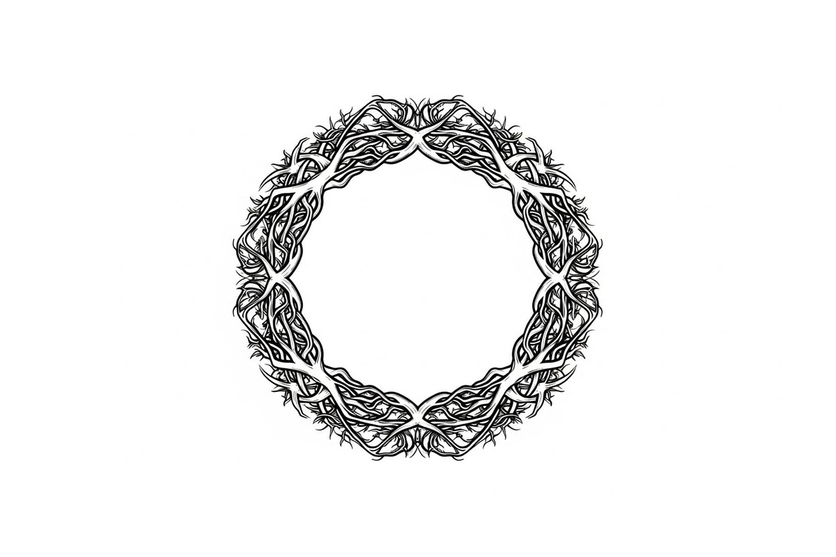 Hand Drawn Wreath Frame Bundle, an Illustration by yasushie (Photo 51 of 51)