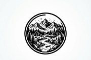 60 Eco Globe Landscape Silhouette, a Technology Illustration by Amazin_art (Thumbnail 23 of 29)