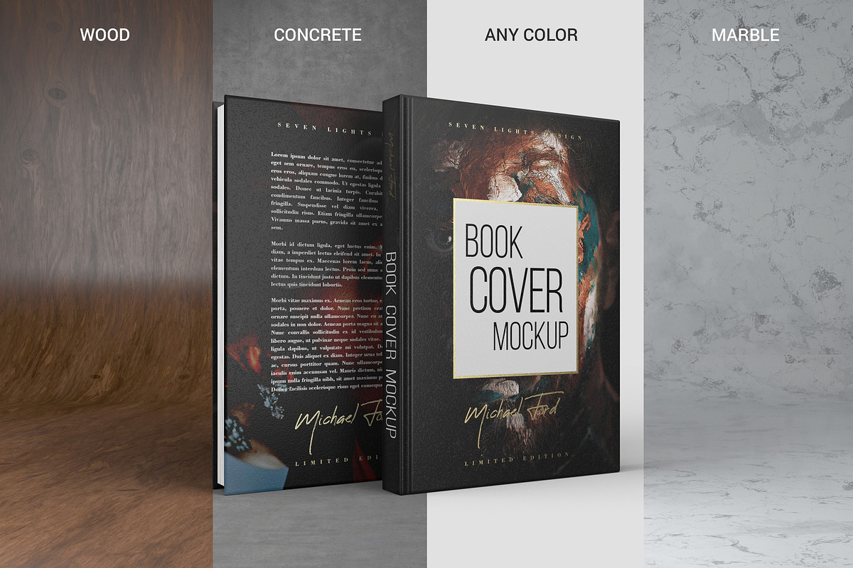 Book Cover Mockup #3, a Books & Magazine Mockup by Seven Lights (Photo 4 of 4)