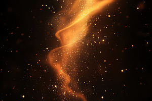 Golden glitter swirl abstract backgr, an Abstract Photo by Pixeness Studio