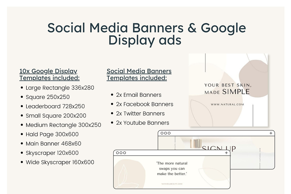 Natural Marketing Mega Bundle, a Social Media Template by Cultive Creative (Photo 10 of 11)