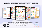 Undated Double-Page Digital Planner, a Templates & Theme by LumusStudio (Thumbnail 7 of 7)