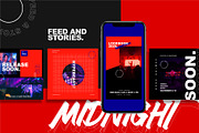 Midnight Instagram Post & Stories, a Social Media Template by Rocket Template (Thumbnail 1 of 7)