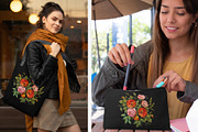 Embroidery roses and peonies, an Illustration by Matrioshka (Thumbnail 8 of 9)