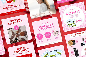Valentines Day Marketing Bundle DE