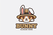 Cute Bunny Logo, a Branding & Logo Template by shazi (Thumbnail 1 of 3)