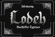 Lodeh, a Blackletter Font by Dm Studio (Thumbnail 1 of 6)