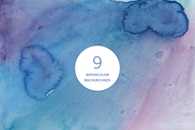 Watercolour Backgrounds, a Texture Graphic by Livi's Goodies (Thumbnail 1 of 6)