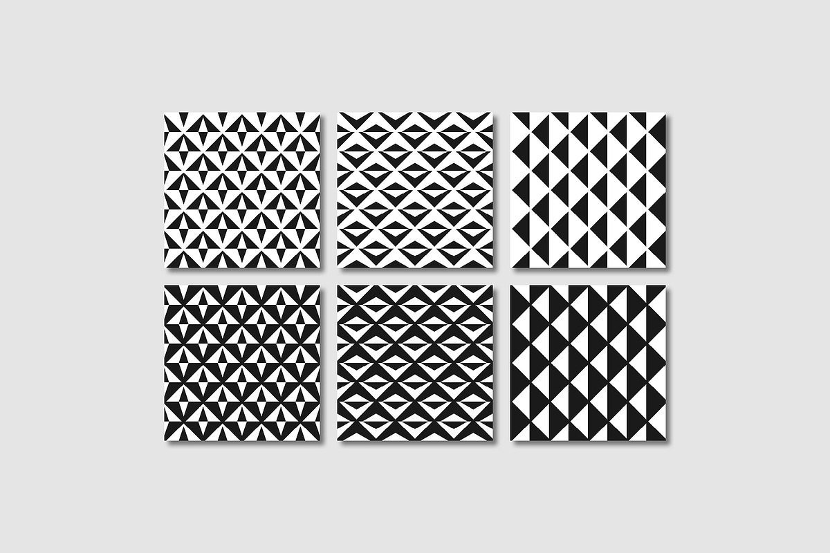 Rhombus - 12 Seamless Patterns, a Pattern Graphic by Tustan (Photo 2 of 4)