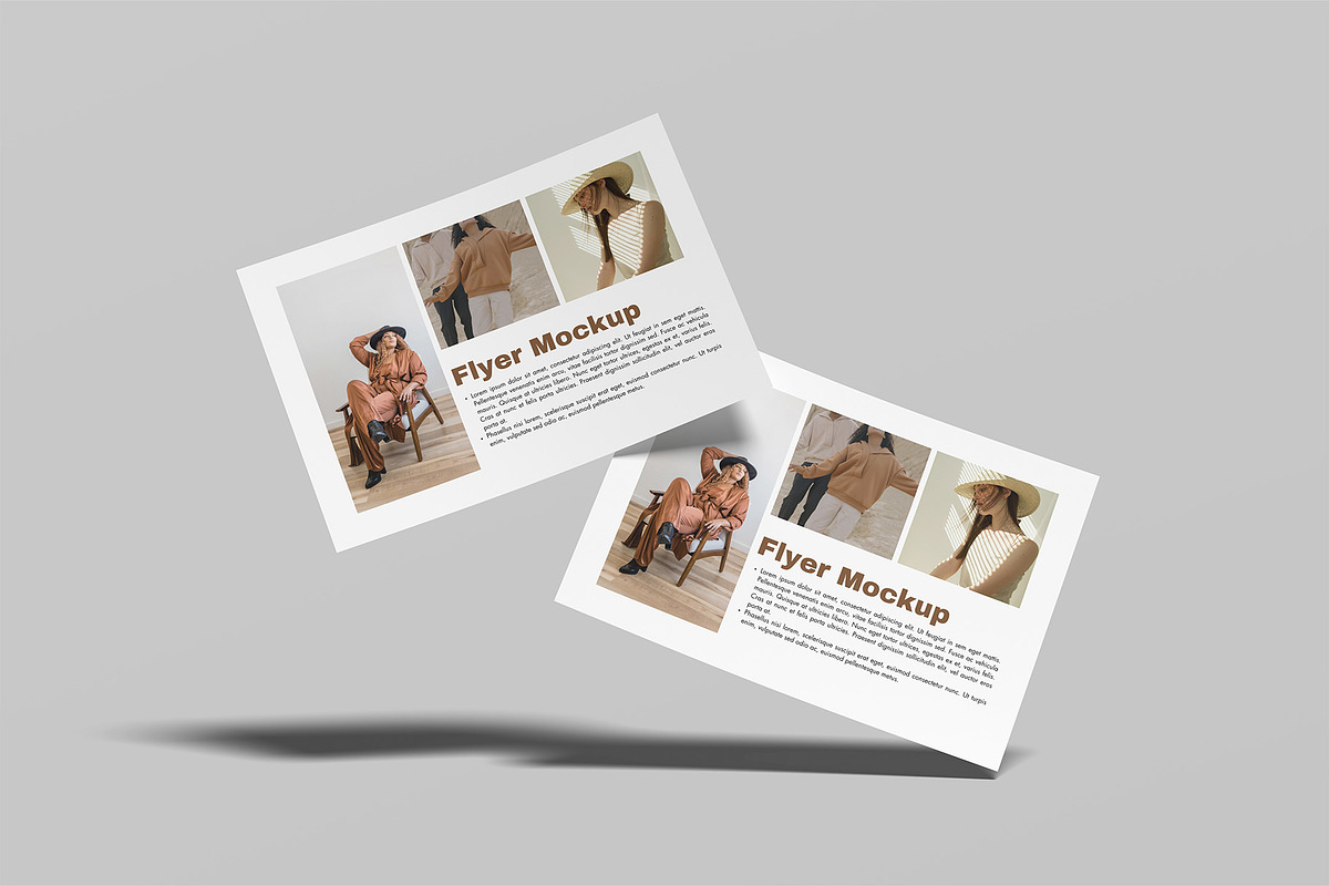 Landscape Flyer Mockup, a Books & Magazine Mockup by Graphiculon (Photo 2 of 11)