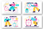 10 Hormone Replacement Therapy, a Healthcare Illustration by denayunebgt (Thumbnail 2 of 4)