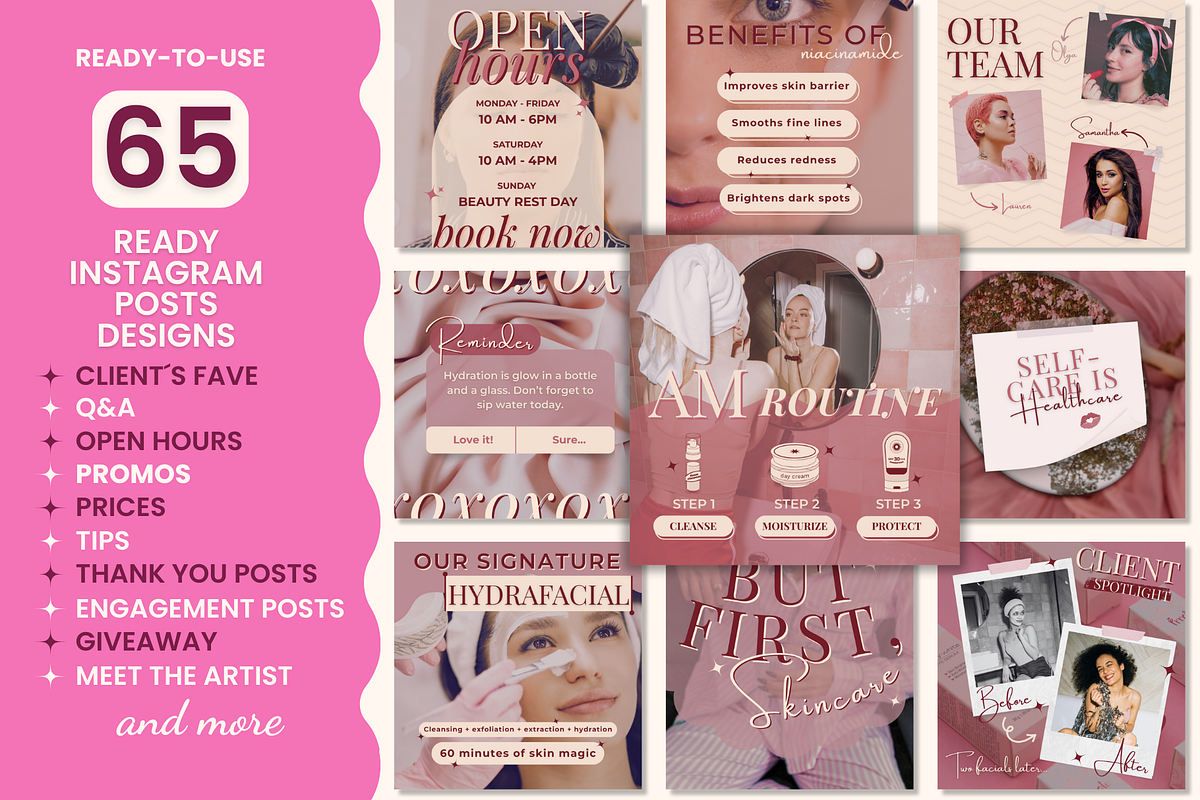 Canva IG Templates for Beauty Brands preview 3
