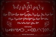 funeral - Vintage Monoline, a Font by Annivers Type (Thumbnail 3 of 8)