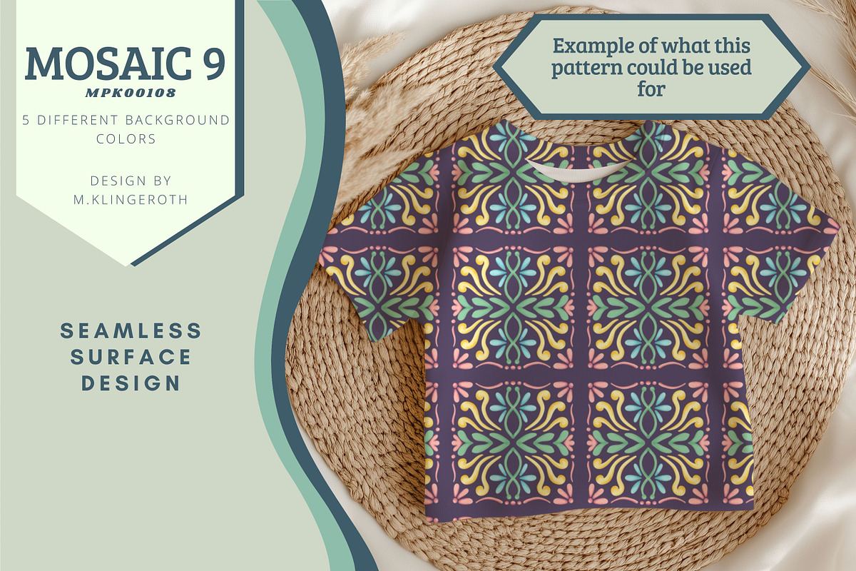 Mosaic 9, MPK00108, a Pattern Graphic by MissPerfectKaos (Photo 9 of 11)